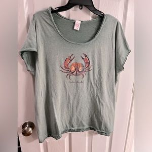 Prairie Mountain sage green T-shirt